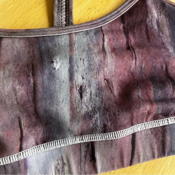 Lululemon sport bra purple watercolor print - Picture 2 of 4